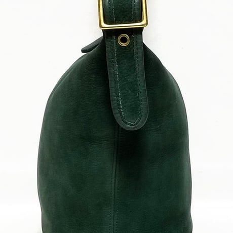 ② Vintage Coach Rare 4952 Daffle Bag Green Nubac Leather Sonoma Collection Crossbody Good pre-owned