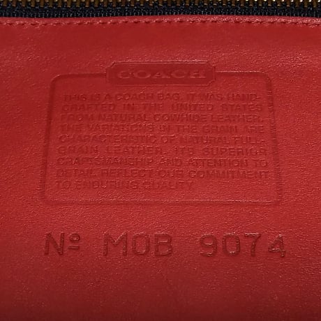 Vintage Coach Very Rare 9074 Reissue Limited Edition Bonnie Cashin Bag Red Leather Shoulder Bag