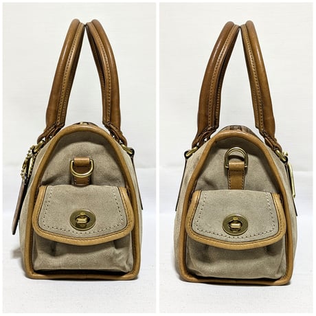 Vintage Coach Very Rare 12811 Bleecker Street Limited Edition legacy suede bag
