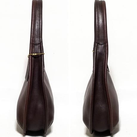Vintage Coach 9027 Ergo Mini Mahogany Glove Tanned Leather Great Pre-owned Condition Hobo Purse