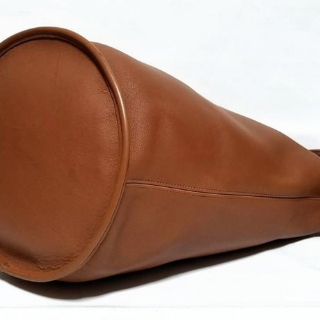 Mint  Vintage Coach 9085 XL Duffle Sac British Tan Glove Tanned Leather Shoulder Bucket Bag