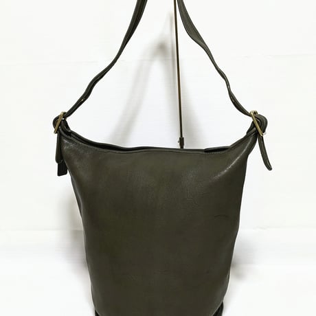 Vintage Coach 9085 XL Duffle Sac Rare Olive Glove Tanned Leather Shoulder Bag Good pre-owned