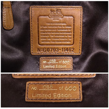 Excellent Vintage Coach Rare 11462 Limited 600 Only of Japan Bleecker Duffle Bucket Bag Patchwork