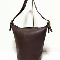 Vintage Coach 9085 XL Duffle Sac Mahogany Glove Tanned Leather Shoulder Bag Very good pre-owned
