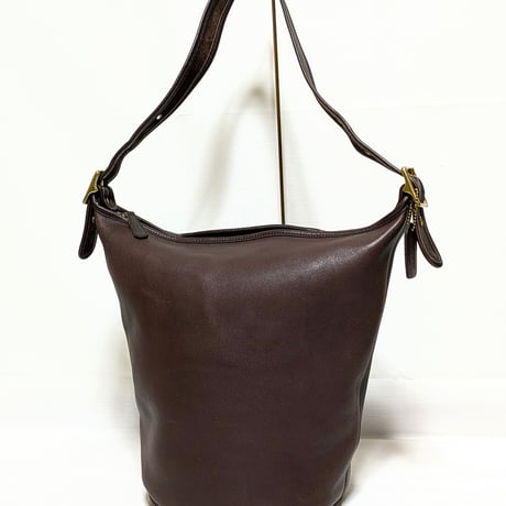 Vintage Coach 9085 XL Duffle Sac Mahogany Glove Tanned Leather Shoulder Bag Very good pre-owned