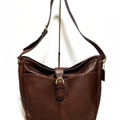 Mint! Vintage Coach Rare Studio Bag Large Brown Glove Tanned Leather Shoulder Bag Crossbody #4081