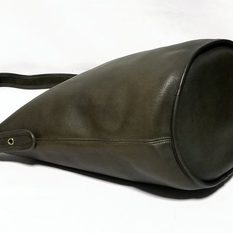 Rare Vintage Coach 9085 XL Duffle Sac Olive Glove Tanned Leather Shoulder Bag Great pre-owned