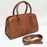 Like New! Vintage Coach Rere 9871 Beaumont Satchel British Tan Glove Tanned Leather Speedo Doctors