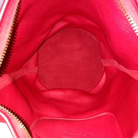 Vintage Coach Rare 9010 Berkeley Duffle Sac Red Reverse Suede Bucket Shoulder Bag Hobo