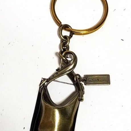 ⭐Set Sales  New Unused！ Vintage Coach   Brass  Key fob  Key ring  Key chain