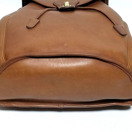 Vintage Coach  Rare Classic Backpack Rucksack Weekender Brown Leather 0553-331 #9943