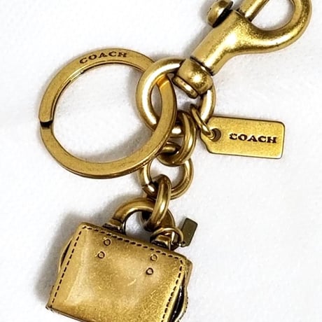 ⭐Set Sales  New Unused！ Vintage Coach   Brass  Key fob  Key ring  Key chain