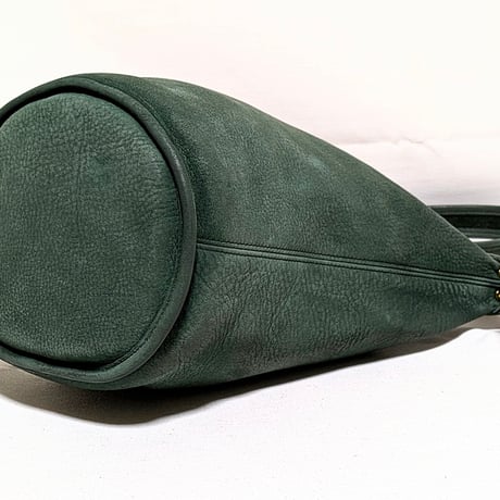Vintage Coach Very Rare 4952 Helen's Legacy Nubuc Green Shoulder Bag Crossbody