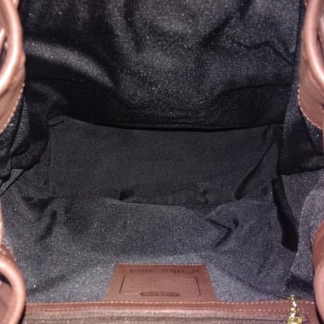 New Unused!  Vintage Coach Very Rare 0547 Flap Backpack Mahogany Glove Tanned Leather Travel
