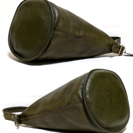 Vintage Coach 9085 XL Duffle Sac Rare Olive Glove Tanned Leather Shoulder Bag Good pre-owned