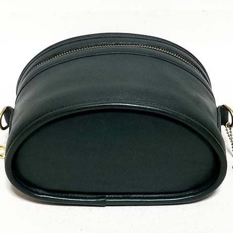 Vintage Coach Rare 9955 Trail Bag Bottle Green Glove Tanned Leather Shoulder Bag Crossbody