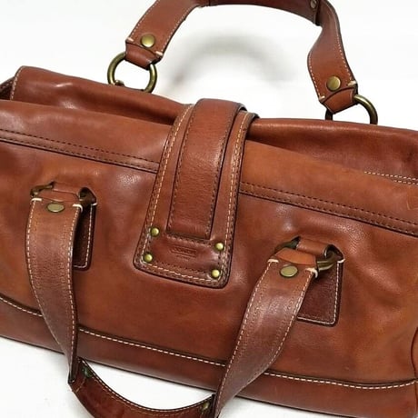 Excellent!  Vintage Coach Rare 65th Anniversary Iconic Legacy Purse Satchel  Brown Vachetta Leather