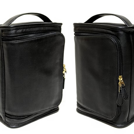 ⭐Set Sales 3 Rare Items! Vintage Coach·Framed Kisslock Coin Purse·U−Zip Travel Kit·Top Handle Pouch