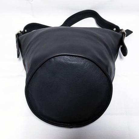 Unused！ Vintage Coach Rare 9085 XL Duffle Sac Navy Glove Tanned Leather Shoulder Bucket Bag