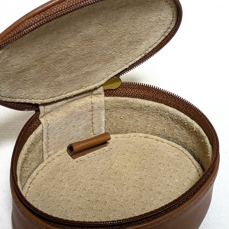 ⭐Set Sales Unused! Vintage Coach Rare Cosmetic Case Large ＆ Jewelry Box Leather Makeup Travel