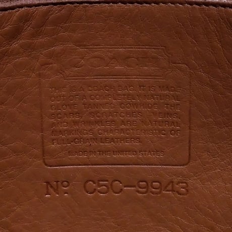 Excellent  Vintage Coach  9943 Classic Backpack Rucksack Brown Glove Tanned Leather Weekender