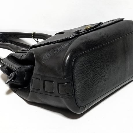 Excellent!  Vintage Coach Rare 11373 65th Ltd Ed Thompson Legacy Black Vachetta Leather Shoulder Bag