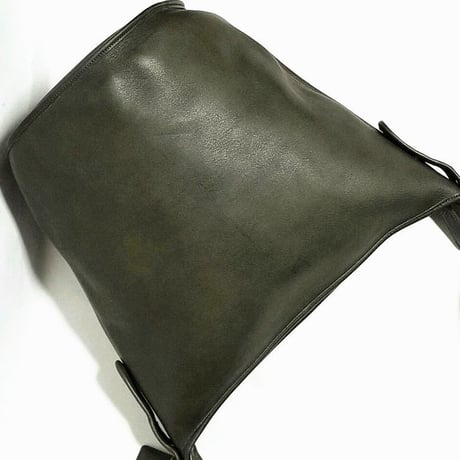 Rare Vintage Coach 9085 XL Duffle Sac Olive Glove Tanned Leather Shoulder Bag Great pre-owned