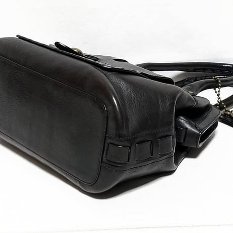 Excellent!  Vintage Coach Rare 11373 65th Ltd Ed Thompson Legacy Black Vachetta Leather Shoulder Bag