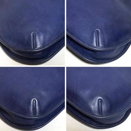 Vintage Coach Rare 9024 Ergo Navy Glove Tanned Leather Great Pre-owned Condition Hobo Purse