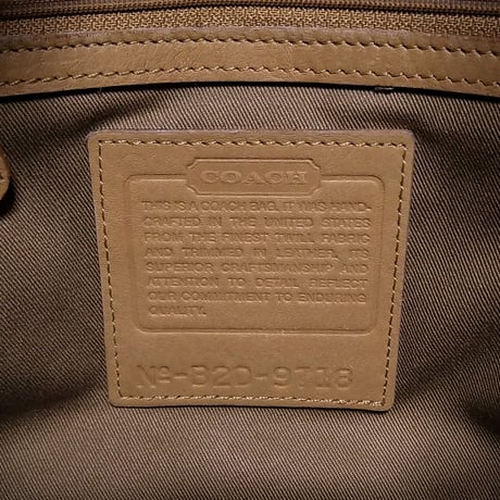 Vintage Coach Rare 9718 Legacy Crescent Satchel Flap Saddle Bag Camel Tan Leather Shoulder Bag