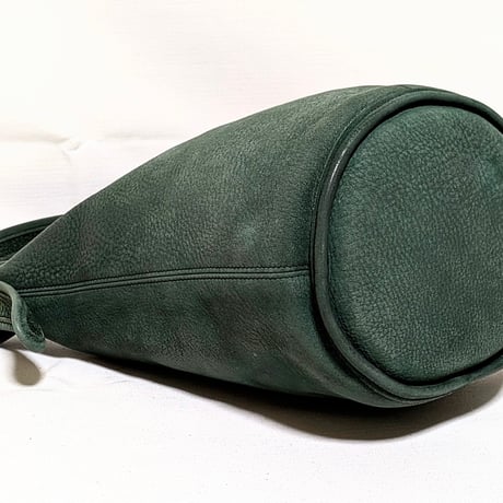 Vintage Coach Very Rare 4952 Helen's Legacy Nubuc Green Shoulder Bag Crossbody
