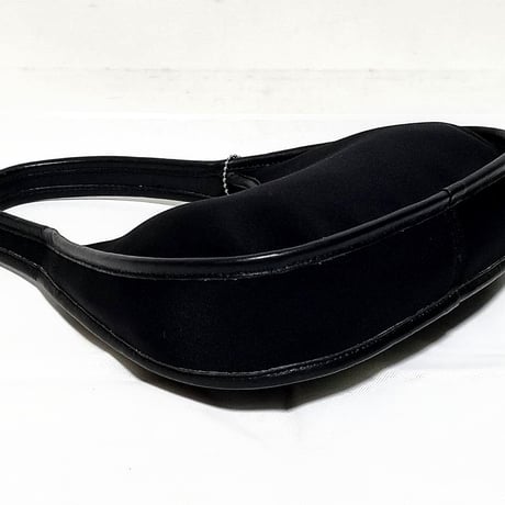 Excellent! Vintage Coach Rere 6202 Mini Ergo Neoprene Bag Black Leather Trim