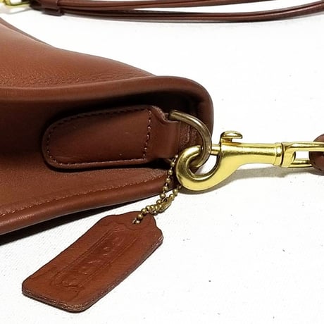 Excellent Vintage Coach 4080 Swinger Small Cocoa Glove Tanned Leather Shoulder Bag Crossbody