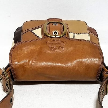 Vintage Coach Rare 11464 Limited 400 Colorblock Patchwork Shoulder Bag Great Pre-owned Condition