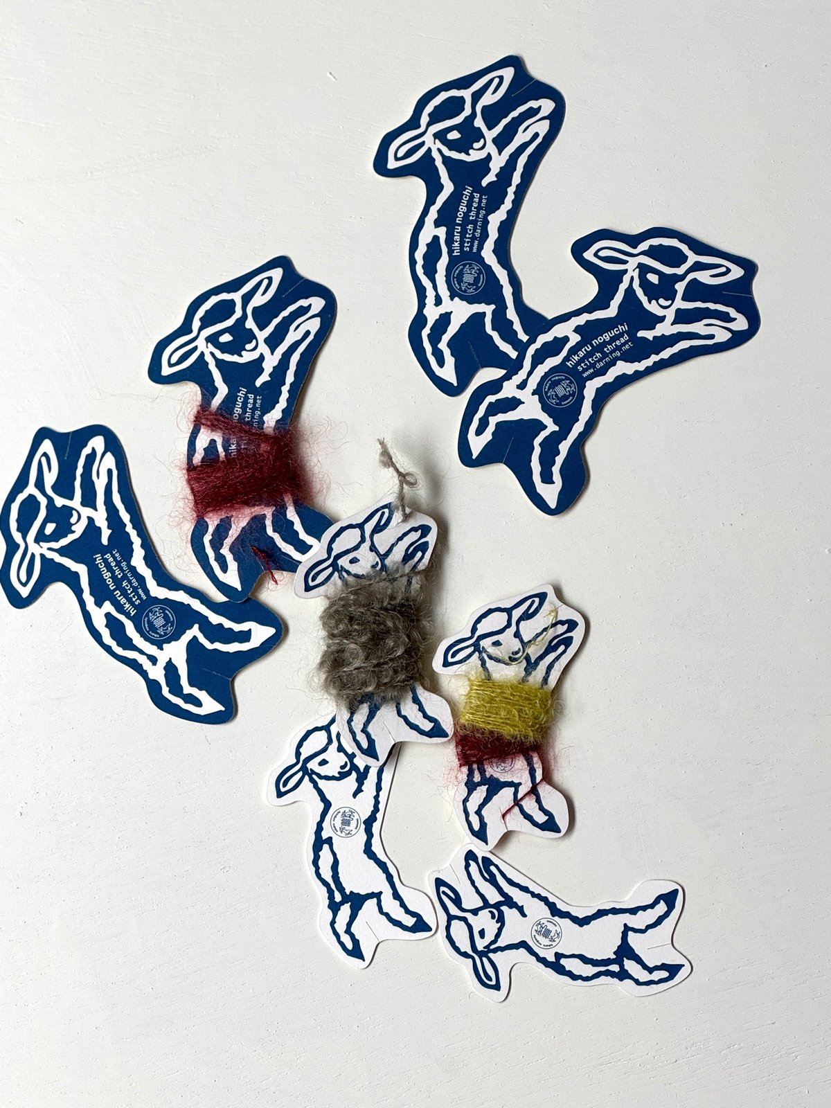 ともなさま♡感謝価格‪ෆ‪ハンドメイド❁アンティーク糸巻きタペストリー Darning by HIKARU NOGUCHI] オリジナル羊の糸巻き | HI