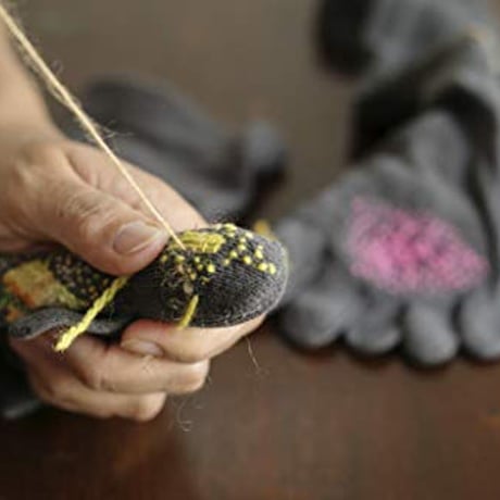 [Darning Set]　ダーニングスティックセット（説明書と糸付き）