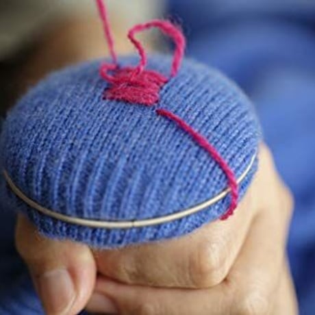 [Darning Set]　パチントダーニングマッシュルームセット（説明書と糸付き）