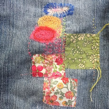 [Darning by HIKARU NOGUCHI ]　　　白水玉のダーニングクラゲ（本体のみ）