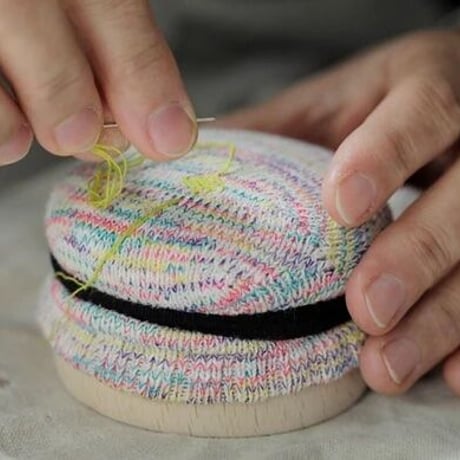 [Darning by HIKARU NOGUCHI ]　　　白水玉のダーニングクラゲ（本体のみ）