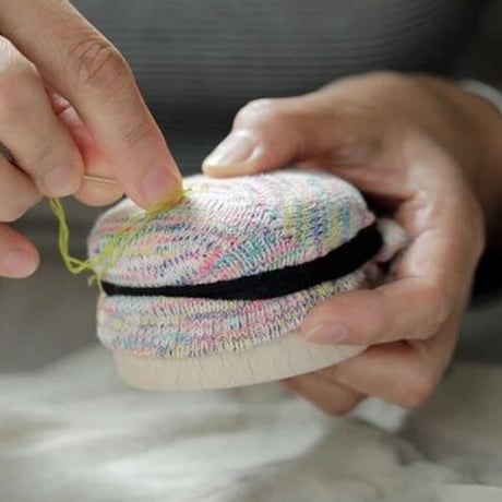 [Darning by HIKARU NOGUCHI ]　　　白水玉のダーニングクラゲ（本体のみ）