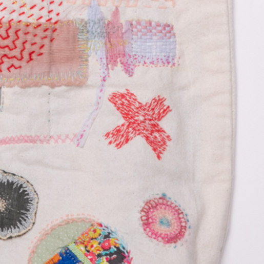 S17. ウズベキスタン直輸入　高級絹・綿生地　絹糸刺繍　ショール 立体の花咲く春色刺繍の三角ストール – ONE PEACE ONLINE