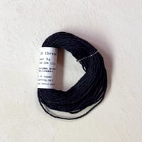 リネンシルク糸　ブラック