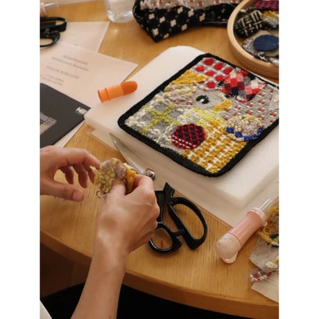④ ダーニングギャザリング2026　　　　kijinokanosei needlepunch workshop ＋ Darning  [ 2 ]　　９月２５日（金）13:00－15:00（B）