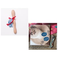 [Darning Set]　ダーニングスティックセット（説明書と糸付き）