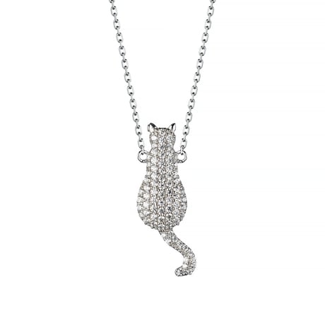 Cat pave Necklace｜キャットパヴェネックレス