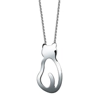 Cat Frame Long Necklace｜キャットフレームロングネックレス
