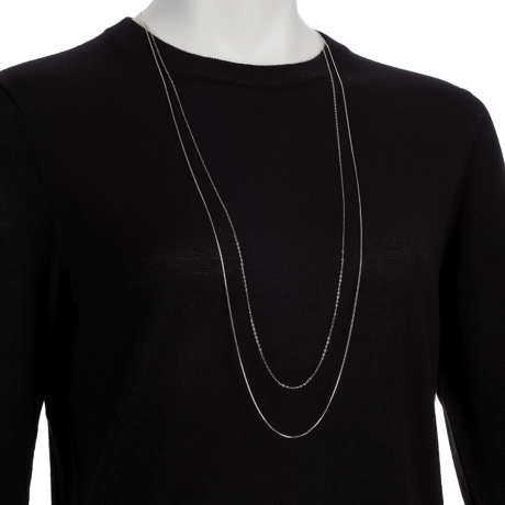 Double Chain Long Necklace｜ダブルチェーンロングネックレス