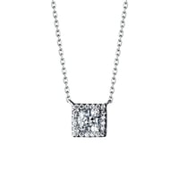 Cushion Pave Necklace｜クッションパヴェネックレス