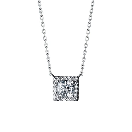 Cushion Pave Necklace｜クッションパヴェネックレス