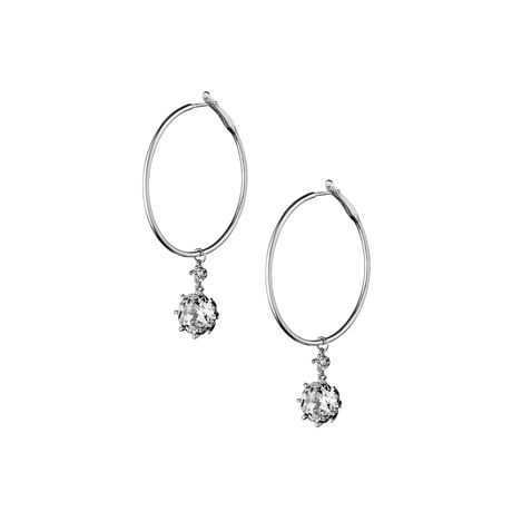Imperial Big Stone Foop Pierce｜インペリルビッグストーンフープピアス